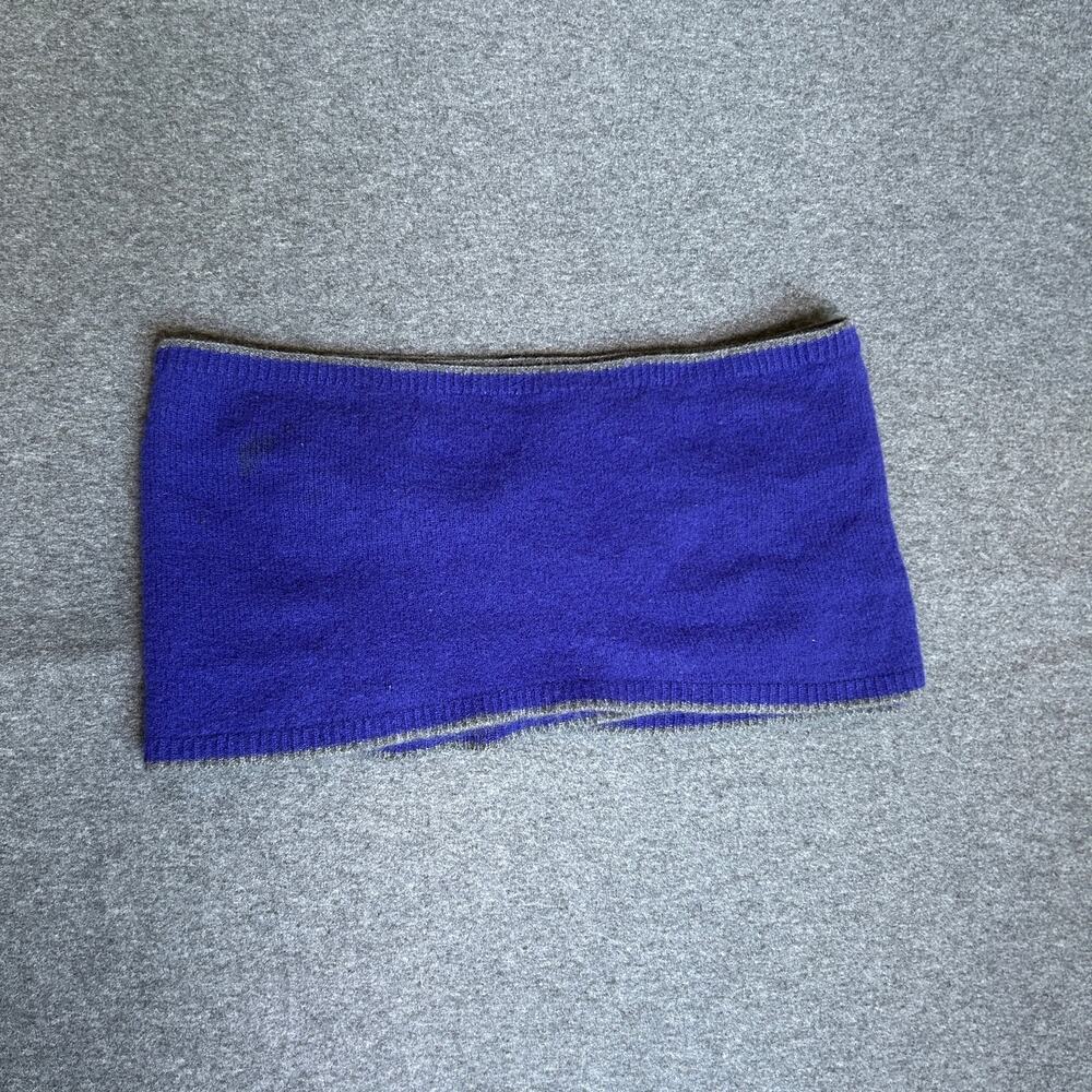 Banana Republic 100% Cashmere infiniti scarf blue fall
